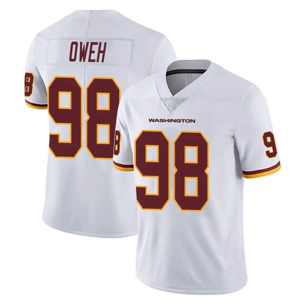 Tuec W.Commanders #98 Odafe Oweh Player White Limited Vapor Untouchable Home Game Stitched Jerseys