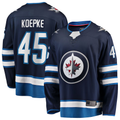 Tuec W.Jets #45 Cole Koepke Navy Home Breakaway Jerseys