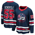 Tuec W.Jets #55 Mark Scheifele Navy Breakaway Jerseys
