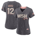 tuec W.Nationals #12 Brady House Player Gray City Connect Stitched Jerseys