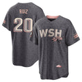 tuec W.Nationals #20 Keibert Ruiz Player Gray City Connect Stitched Jerseys