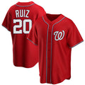tuec W.Nationals #20 Keibert Ruiz Player Red Home Alternate Replica Jerseys
