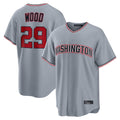 tuec W.Nationals #29 James Wood Player Gray Road Replica Stitched Jerseys