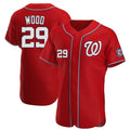 tuec W.Nationals #29 James Wood Player Red Alternate Elite Stitched Jerseys