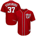 tuec W.Nationals #37 Stephen Strasburg Player Red Cool Alternate Player Stitched Jerseys