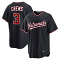tuec W.Nationals #3 Dylan Crews Player Navy Game Stitched Jerseys