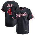 tuec W.Nationals #4 Daylen Lile Player Navy Alternate Limited Replica Stitched Jerseys