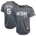 tuec W.Nationals #5 CJ Abrams Player Charcoal City Connect Limited Stitched Jerseys