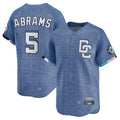 tuec W.Nationals #5 CJ Abrams Player Blue City Connect Limited Stitched Jerseys