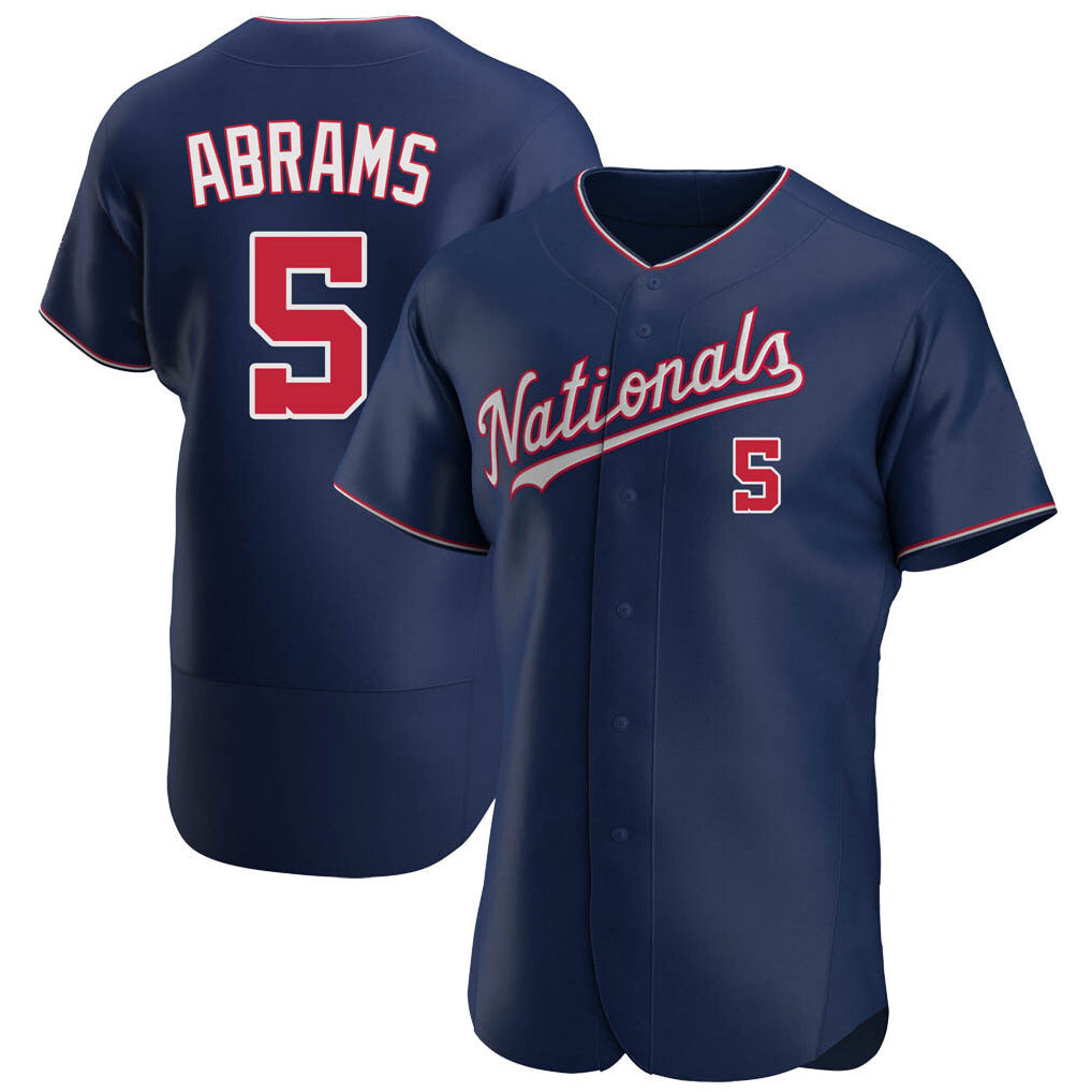 tuec W.Nationals #5 CJ Abrams Player Navy Alternate Elite Stitched Jerseys