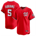 tuec W.Nationals #5 CJ Abrams Player Red Limited Stitched Jerseys