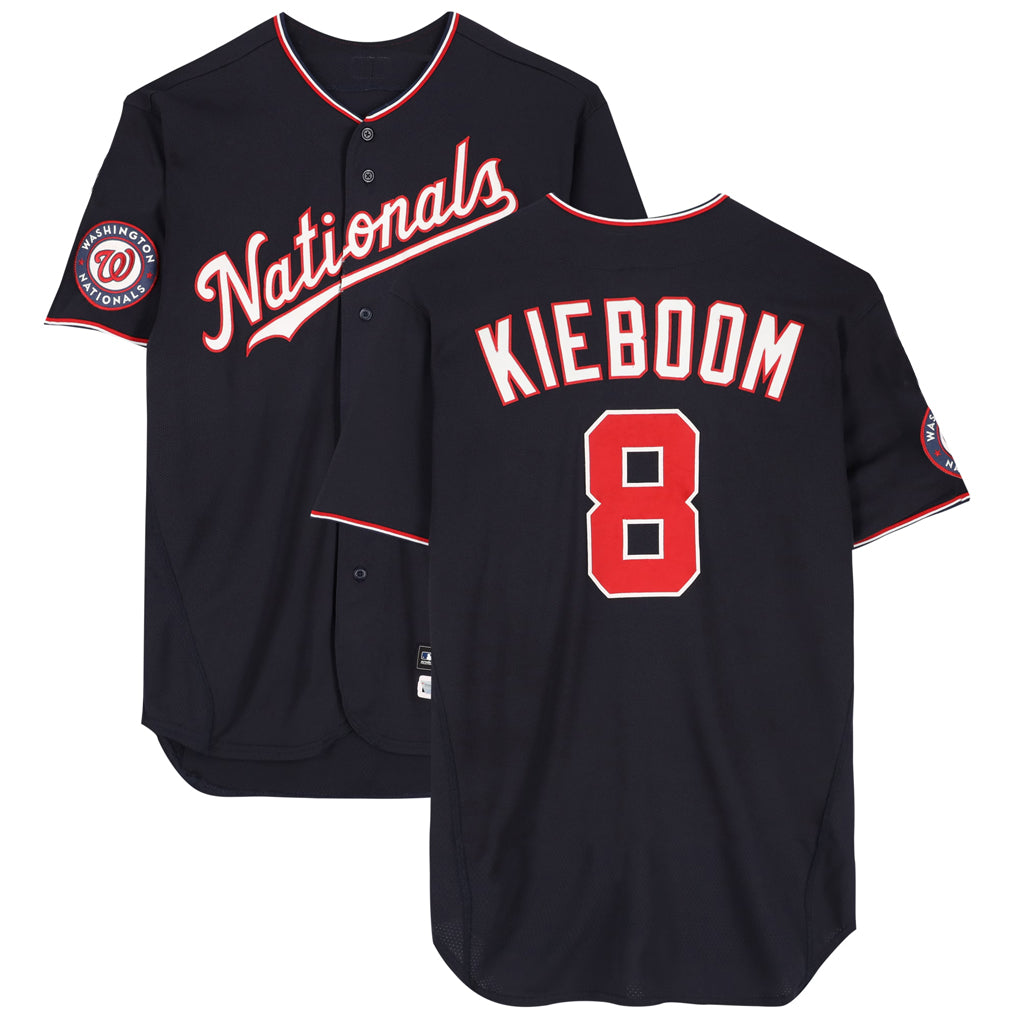 tuec W.Nationals #8 Carter Kieboom Player Navy Home Game Stitched Jerseys