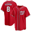 tuec W.Nationals #8 Carter Kieboom Player Red Replica Game Stitched Jerseys
