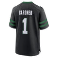 Tuec NY.Jets #1 Ahmad Sauce Gardner Legacy Black Alternate Game Jersey