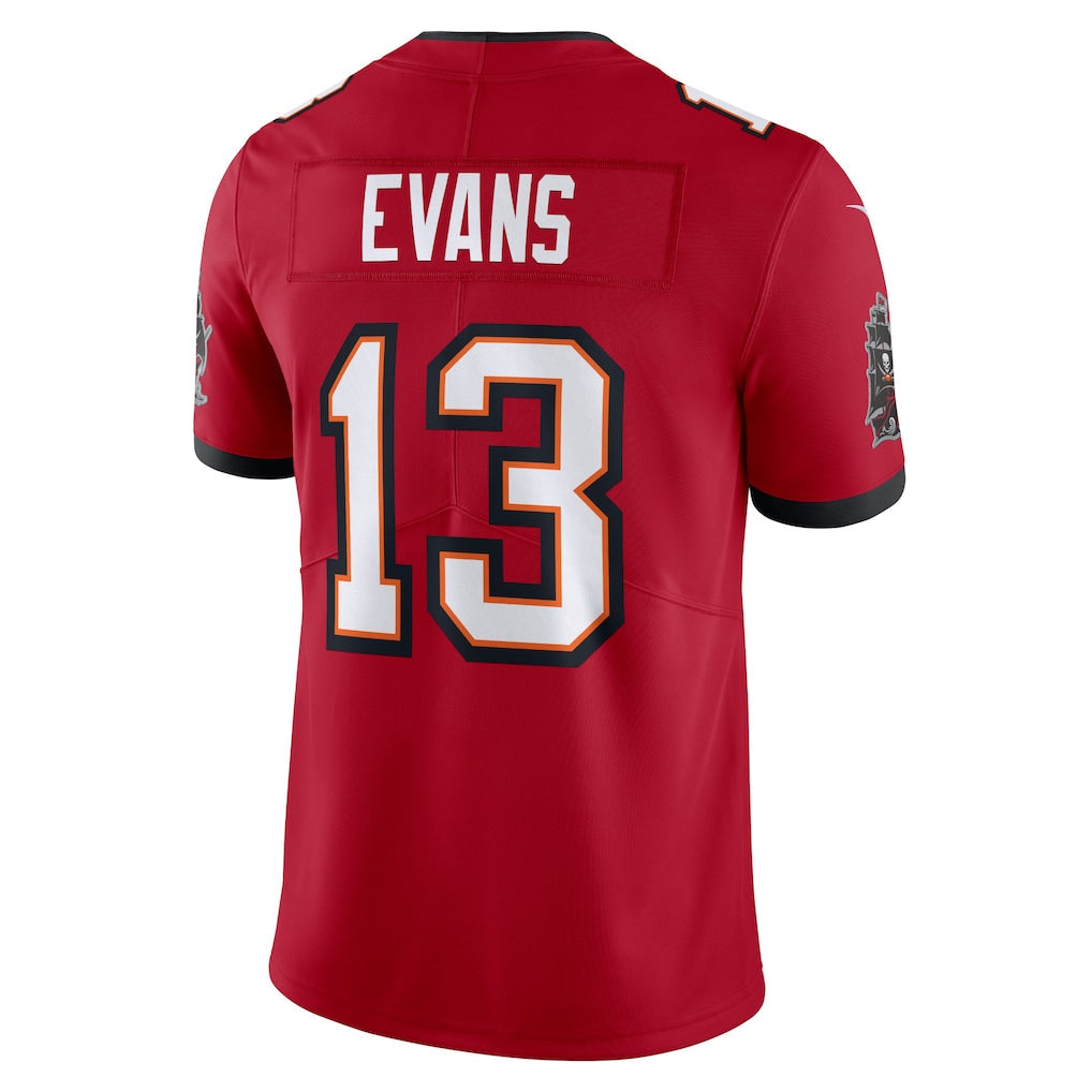 Tuec TB.Buccaneers #13 Mike Evans Red Vapor Untouchable Limited Jersey