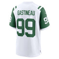 Tuec NY.Jets #99 Mark Gastineau White Retired Player Alternate Game Jersey