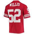 Tuec SF.49ers #52 Patrick Willis Mitchell & Ness Scarlet Legacy Replica Jersey