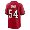 Tuec TB.Buccaneers #54 Lavonte David Red 50th Season Team Game Jersey