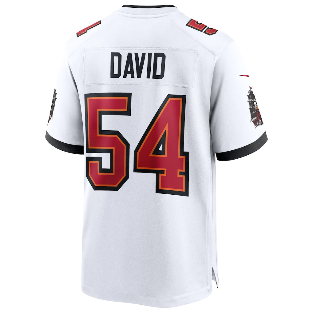 Tuec TB.Buccaneers #54 Lavonte David White 50th Season White Game Jersey