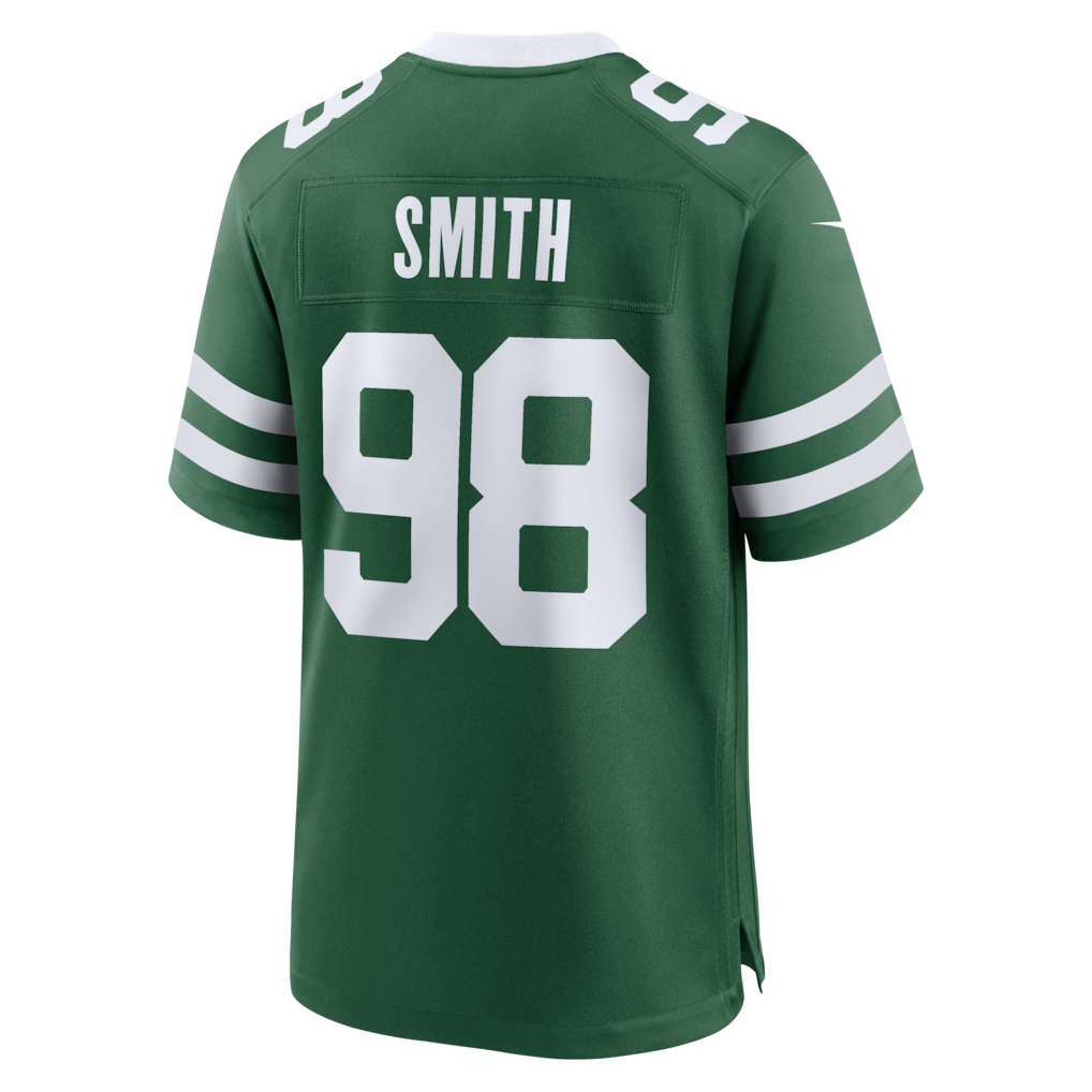 Tuec NY.Jets #98 Mazi Smith Legacy Green Team Game Jersey
