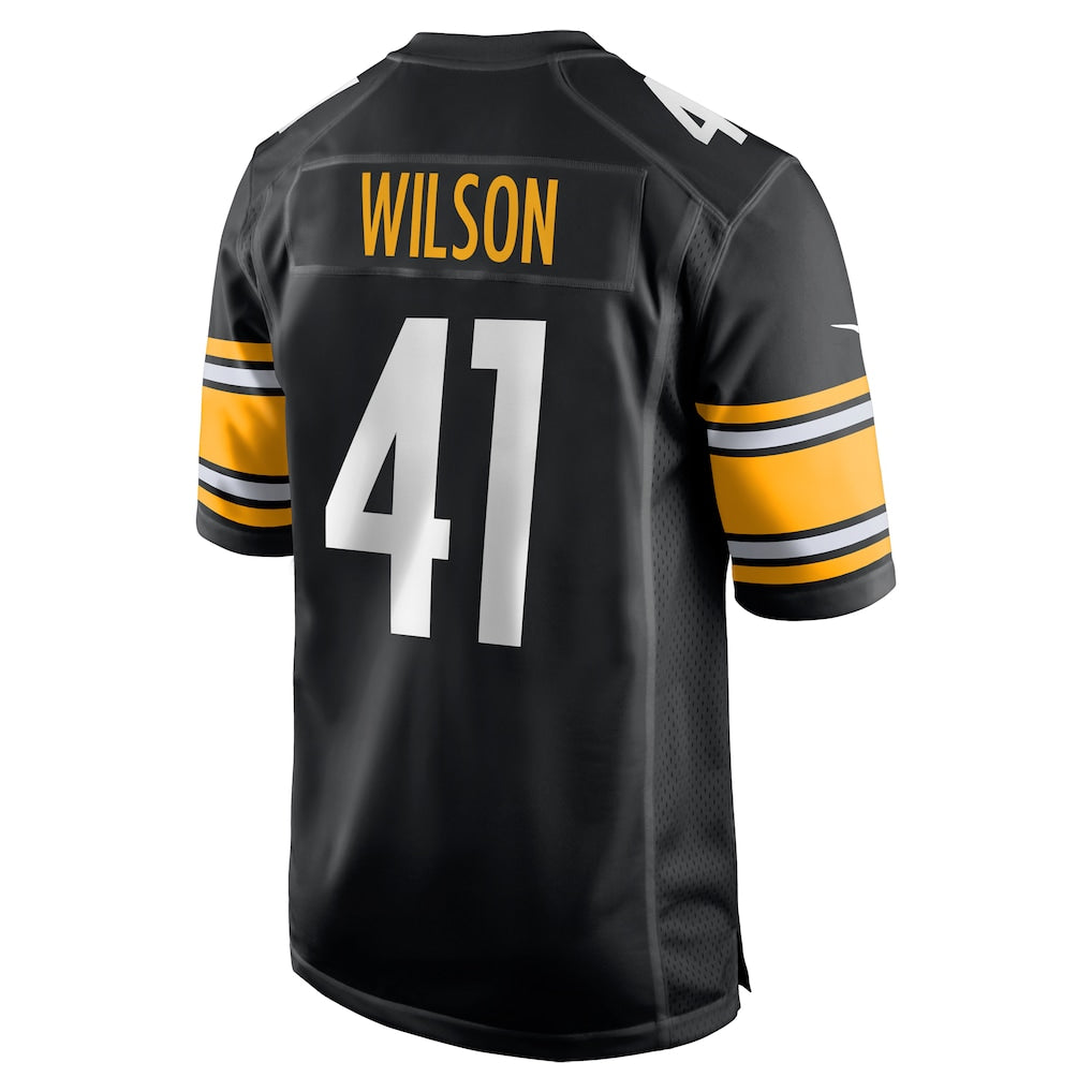Tuec P.Steelers #41 Payton Wilson Black Game Jersey