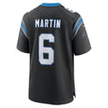 Tuec C.Panthers #6 Sam Martin Black Team Game Jersey