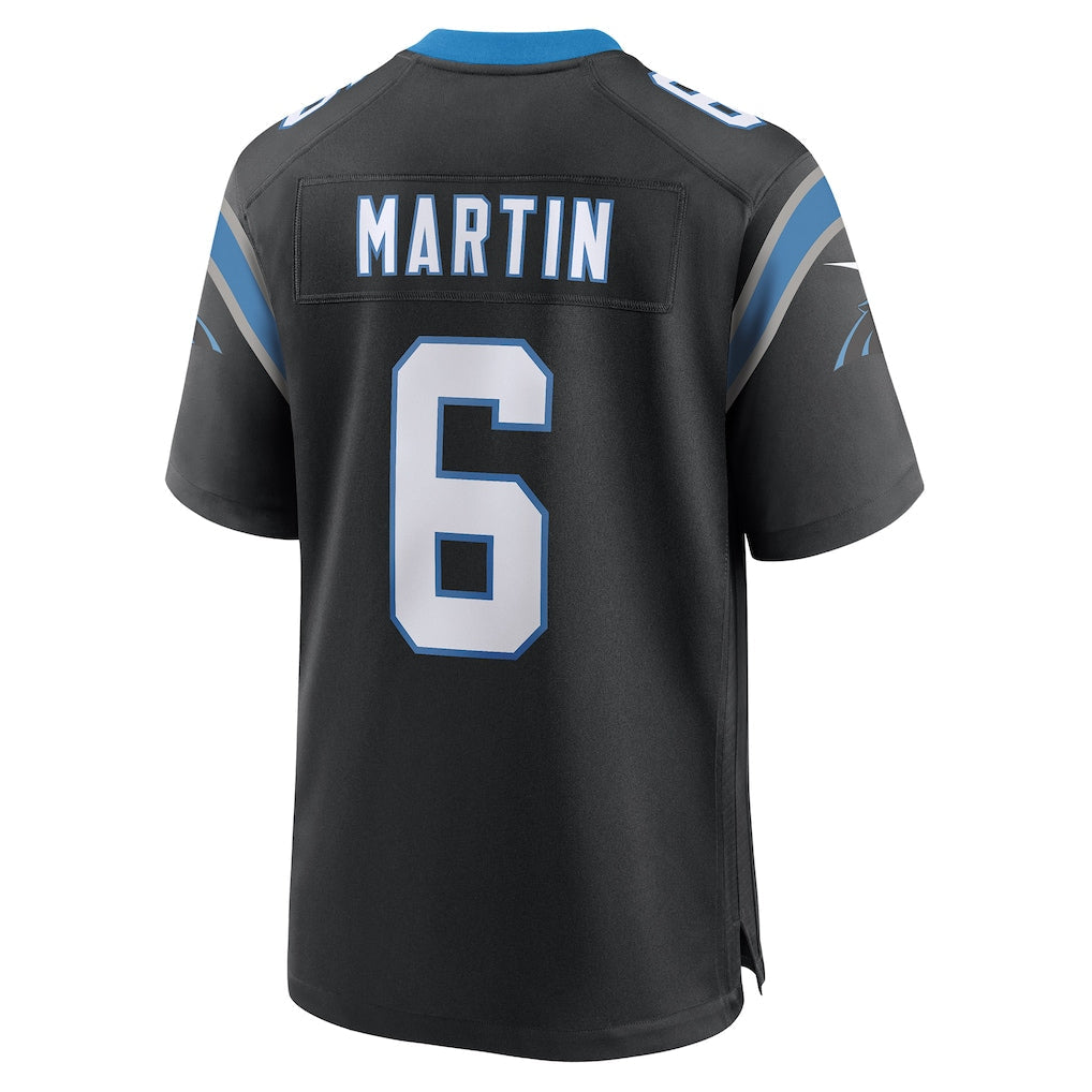 Tuec C.Panthers #6 Sam Martin Black Team Game Jersey