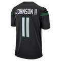 Tuec NY.Jets #11 Jermaine Johnson II Black Alternate Game Jersey