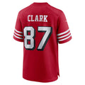 Tuec SF.49ers #87 Dwight Clark Scarlet Retired Player Alternate Game Jersey