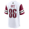 Tuec W.Commanders #86 Zach Ertz White Game Jersey