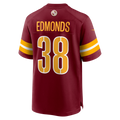 Tuec W.Commanders #38 Chase Edmonds Burgundy Team Game Jersey