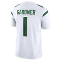 Tuec NY.Jets #1 Ahmad Sauce Gardner White Vapor F.U.S.E. Limited Jersey