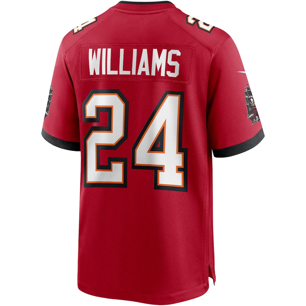 Tuec TB.Buccaneers #24 Cadillac Williams Red Game Retired Player Jersey