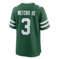 Tuec NY.Jets #3 John Metchie III Legacy Green Team Game Jersey