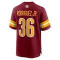 Tuec W.Commanders #36 Chris Rodriguez Jr. Burgundy Team Game Jersey