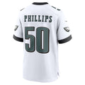 Tuec P.Eagles #50 Jaelan Phillips White Game Jersey