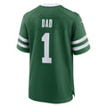 Tuec NY.Jets #1 Dad Legacy Green Game Jersey