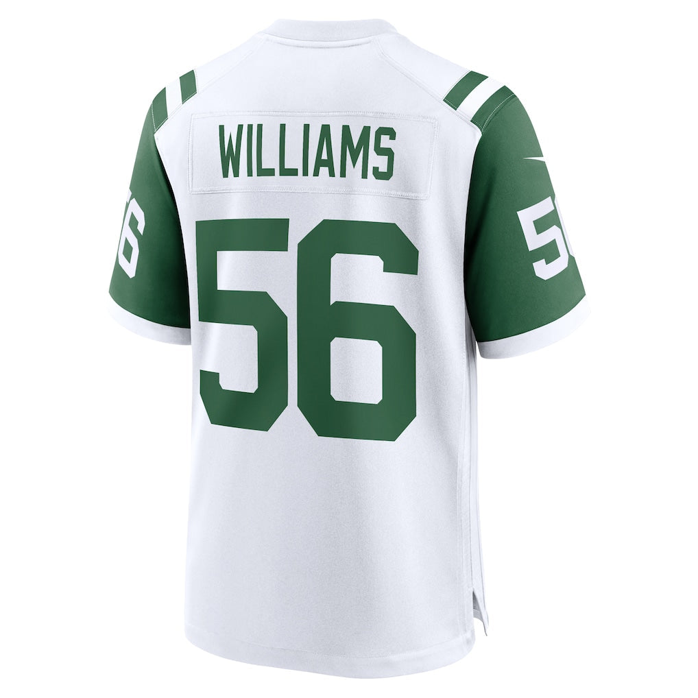 Tuec NY.Jets #56 Quincy Williams White Alternate Game Jersey