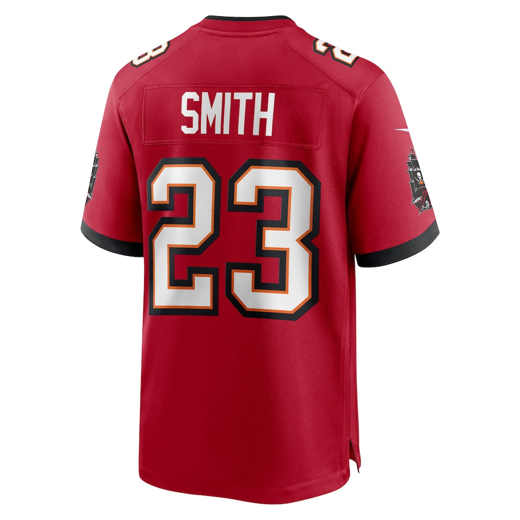 Tuec TB.Buccaneers #23 Tykee Smith Red Game Jersey