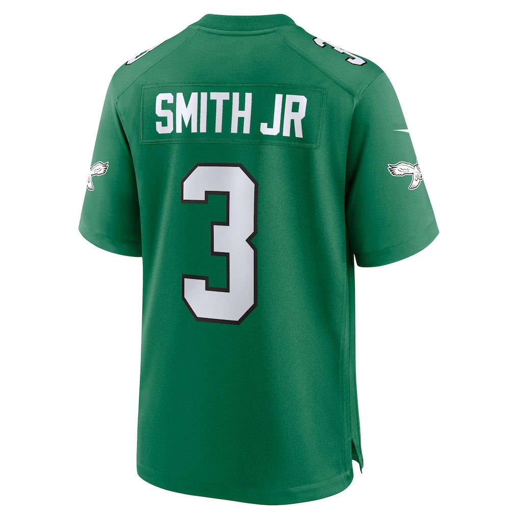 Tuec P.Eagles #3 Nolan Smith Kelly Green Alternate Game Jersey