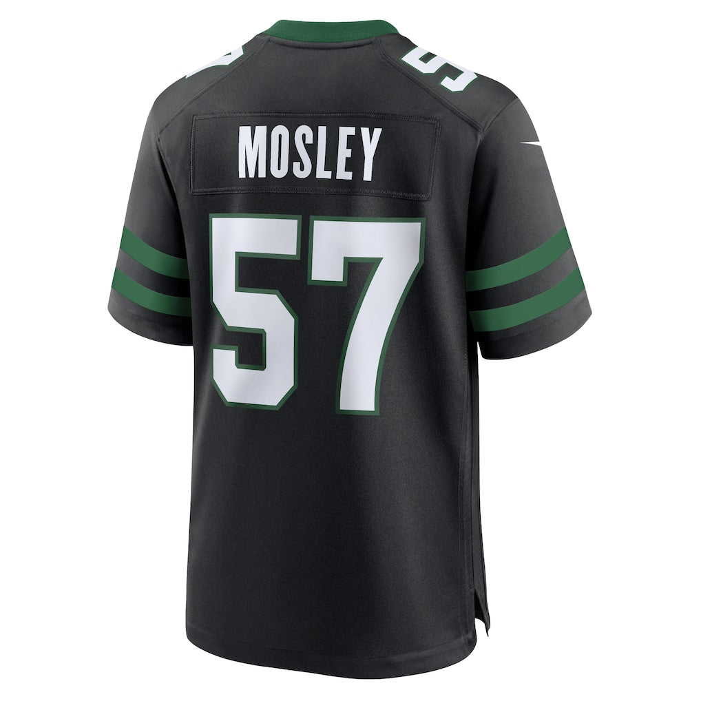 Tuec NY.Jets #57 C.J. Mosley Legacy Black Alternate Game Jersey