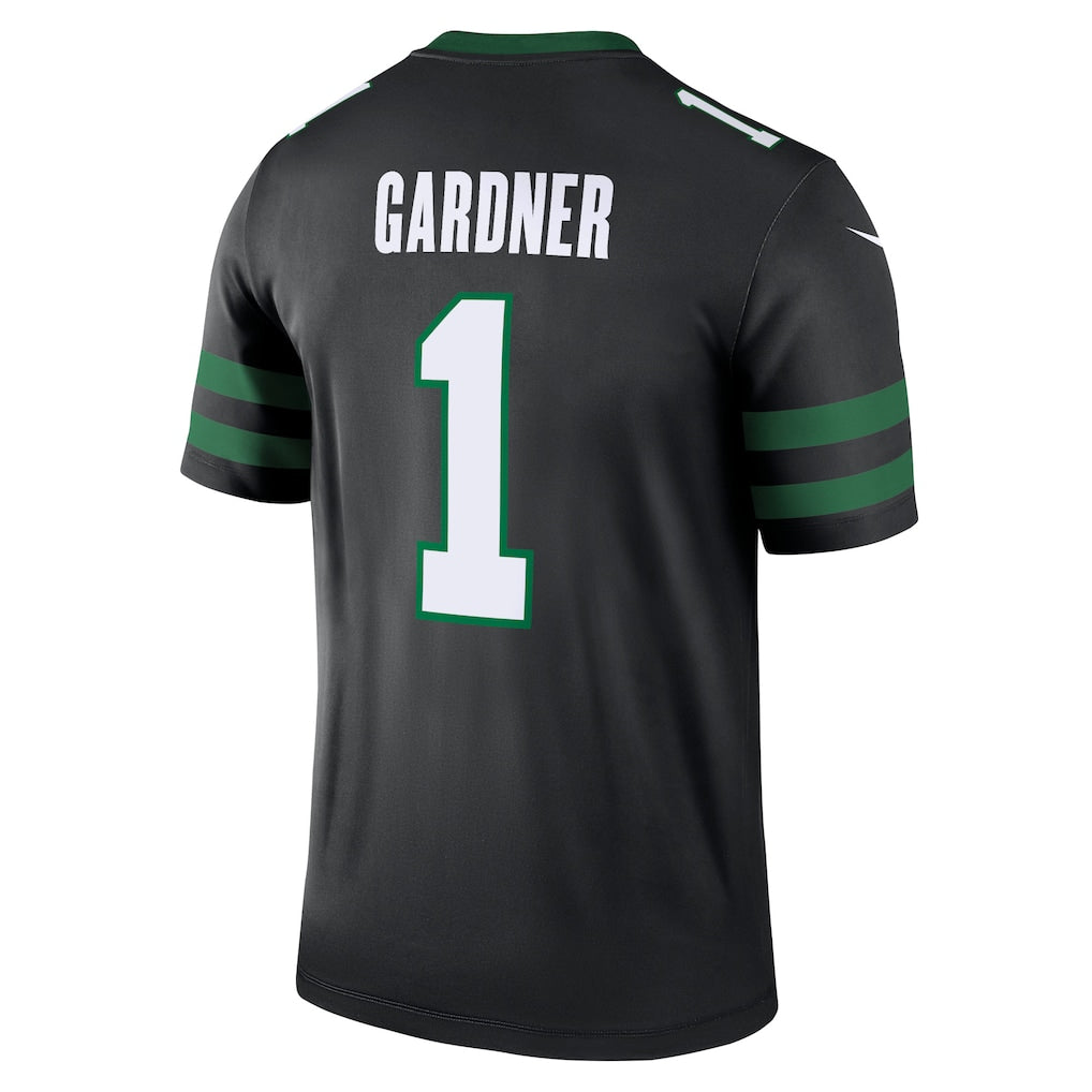 Tuec NY.Jets #1 Ahmad Sauce Gardner Black Legend Player Performance Top Jersey