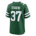 Tuec NY.Jets #37 Qwan'tez Stiggers Legacy Green Team Game Jersey