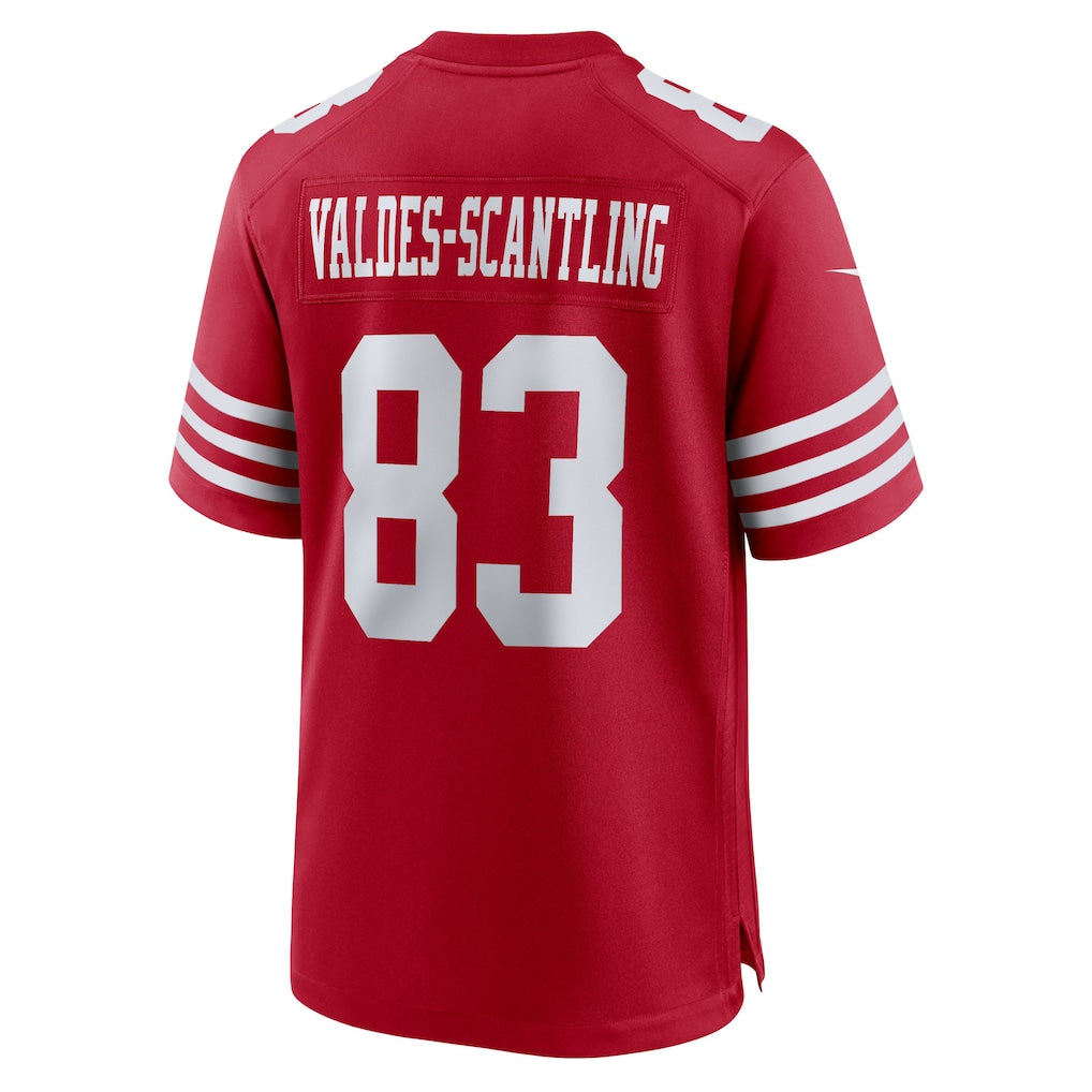 Tuec SF.49ers #83 Marquez Valdes-Scantling Scarlet Team Game Jersey