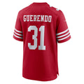 Tuec SF.49ers #31 Isaac Guerendo Scarlet Game Jersey