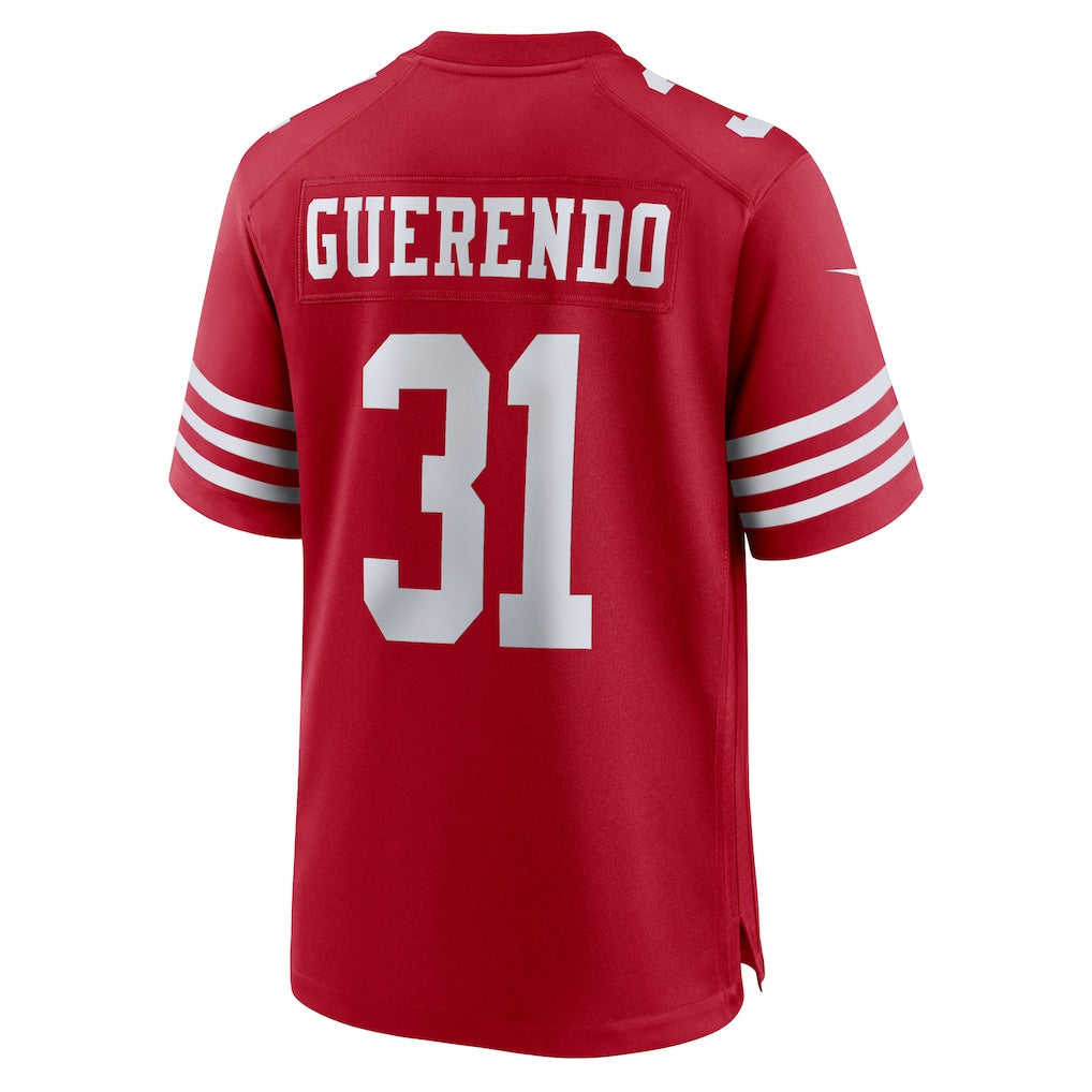 Tuec SF.49ers #31 Isaac Guerendo Scarlet Game Jersey