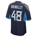 Tuec T.Titans #48 Beau Brinkley Navy Game Jersey