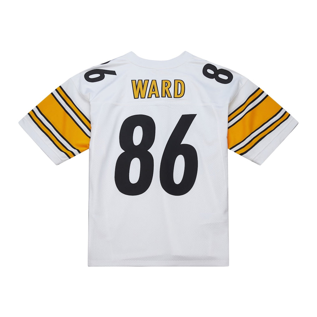 Tuec P.Steelers #86 Hines Ward Mitchell & Ness White 2005 Authentic Throwback Retired Player Jersey