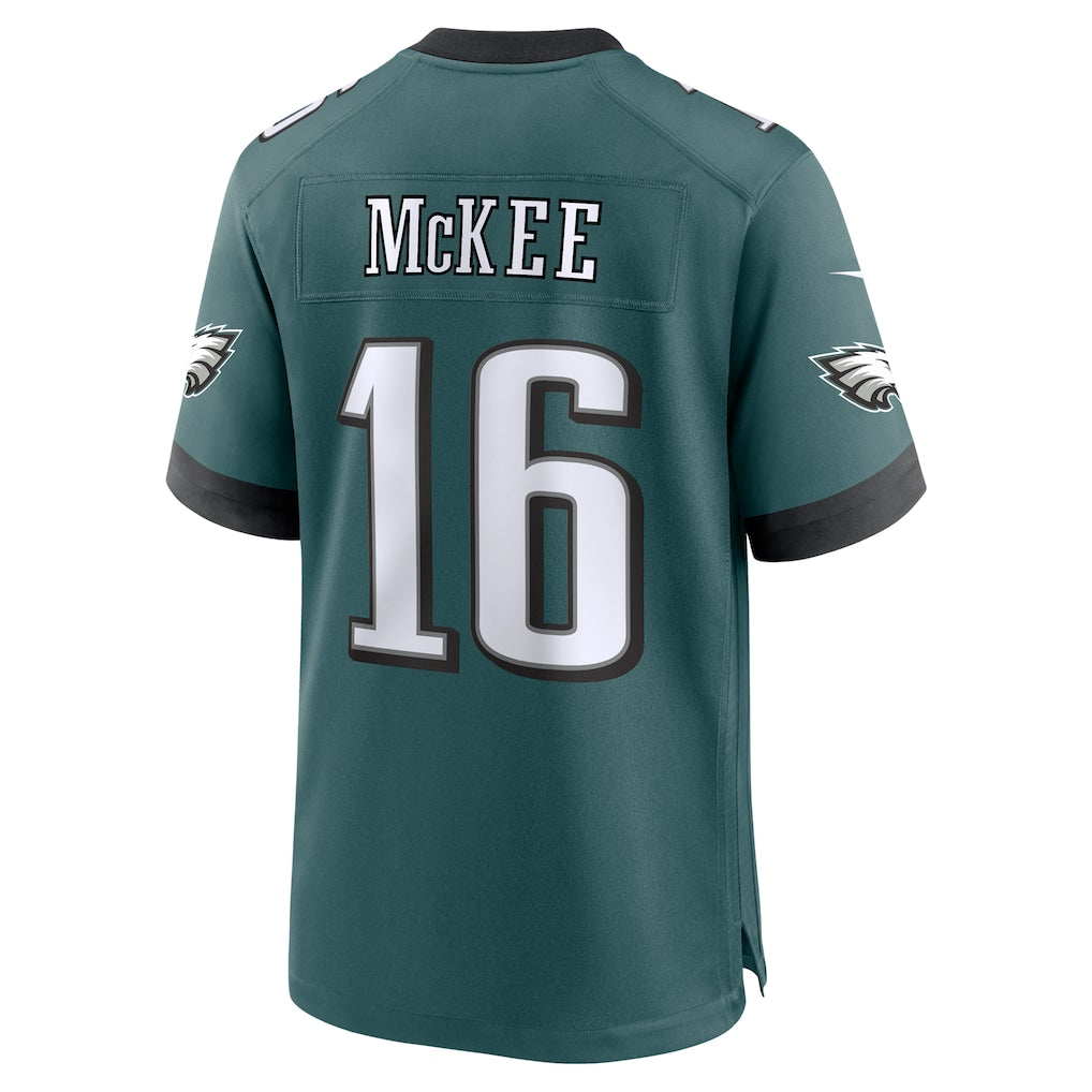 Tuec P.Eagles #16 Tanner McKee Midnight Green Team Game Jersey