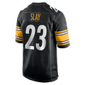 Tuec P.Steelers #23 Darius Slay Black Team Game Jersey